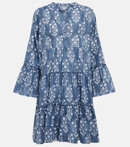 Juliet Dunn Floral cotton-blend minidress