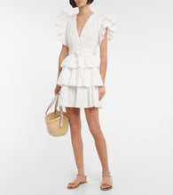 Ulla Johnson Camilla ruffled cotton poplin minidress