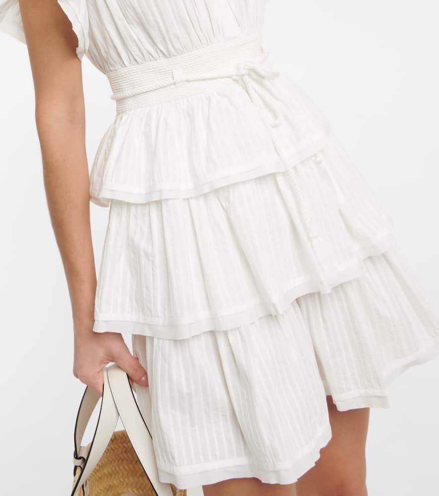 Ulla Johnson Camilla ruffled cotton poplin minidress