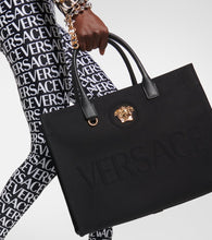 Versace La Medusa cotton canvas tote bag