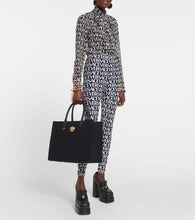 Versace La Medusa cotton canvas tote bag