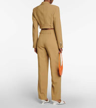 Dion Lee Interlock belted cropped blazer