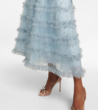 Costarellos Lucia embellished tulle gown