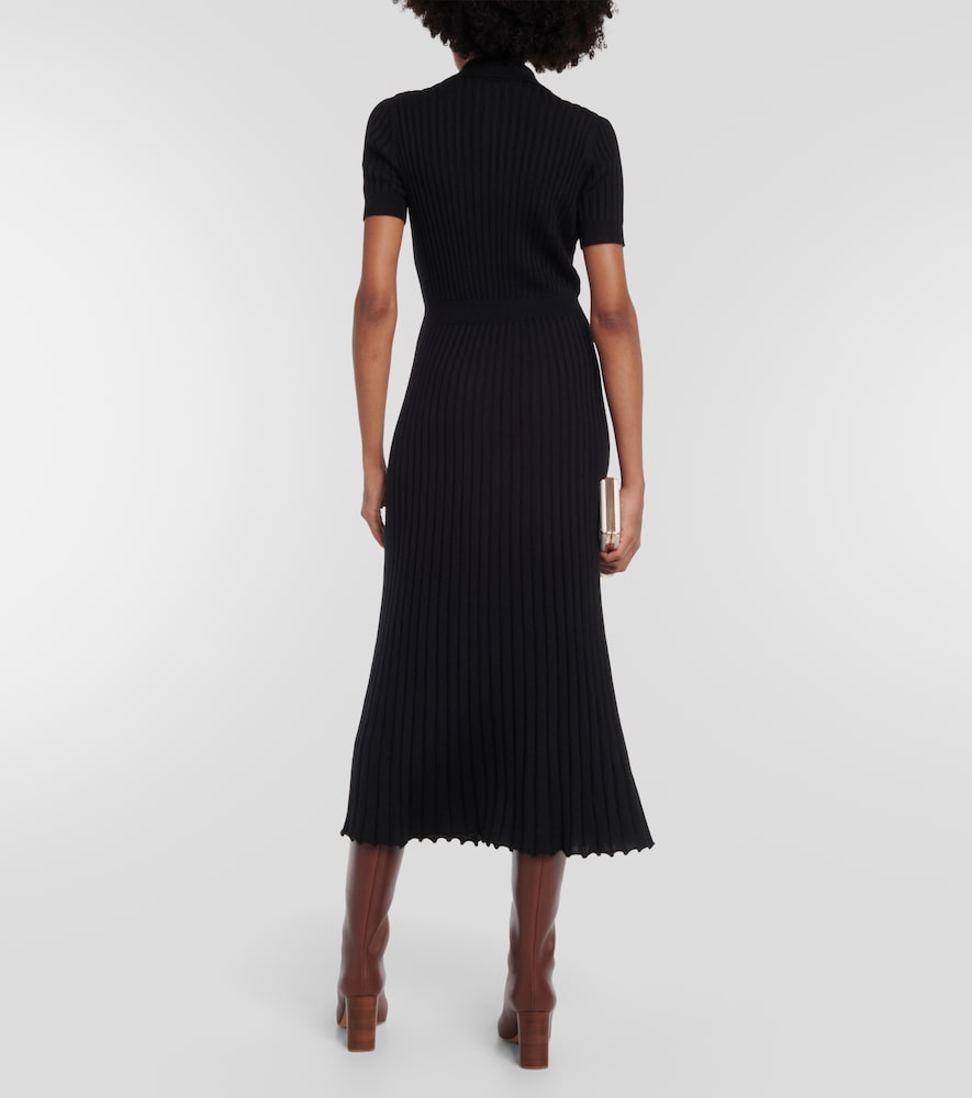 Gabriela Hearst Amor silk and cashmere midi dress