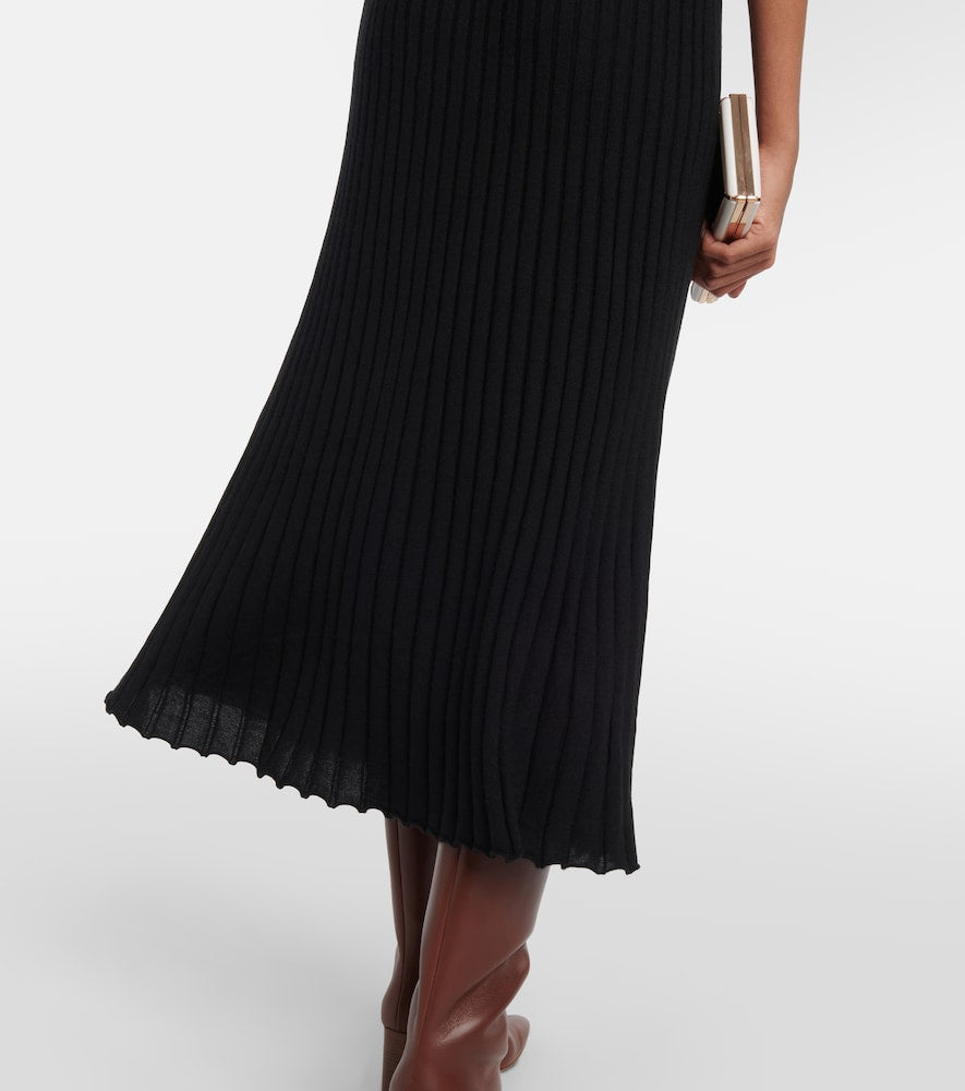 Gabriela Hearst Amor silk and cashmere midi dress