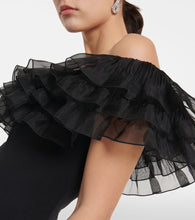 Giambattista Valli Off-shoulder ruffle-trimmed maxi dress