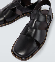 Lemaire Fisherman leather sandals