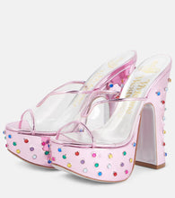 Vivienne Westwood Candy embellished leather platform mules