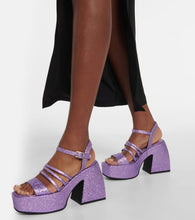 Nodaleto Bulla Chibi glitter platform sandals