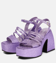 Nodaleto Bulla Chibi glitter platform sandals
