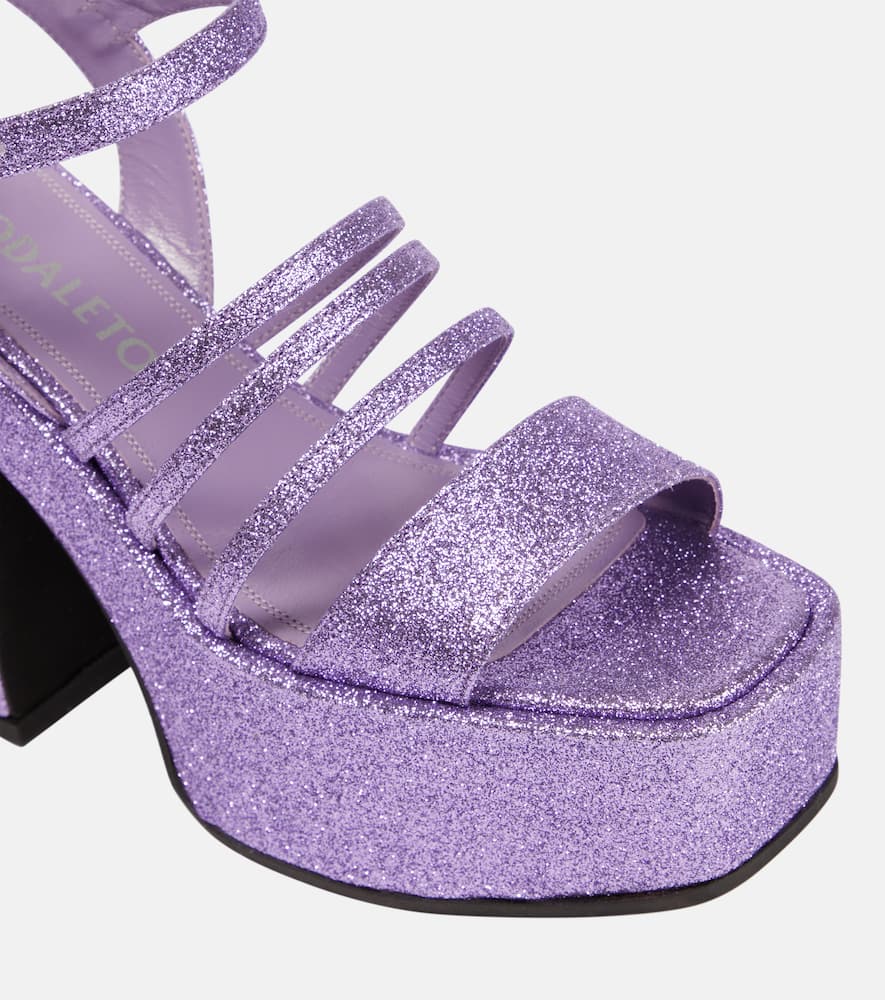 Nodaleto Bulla Chibi glitter platform sandals