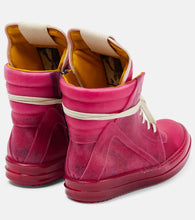 Rick Owens Geobasket leather high-top sneakers