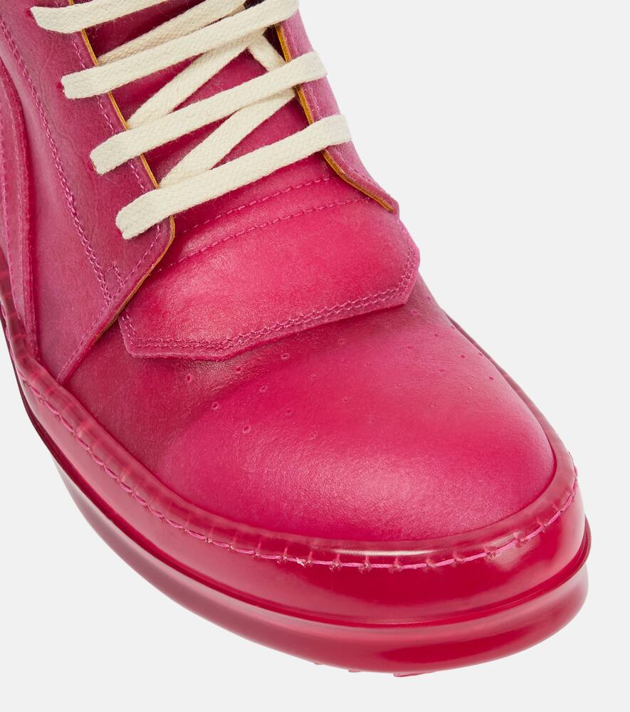 Rick Owens Geobasket leather high-top sneakers