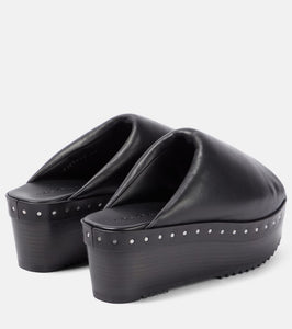 Rick Owens Padded leather platform sandals