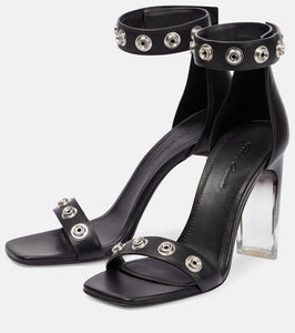 Rick Owens Snaps leather sandals