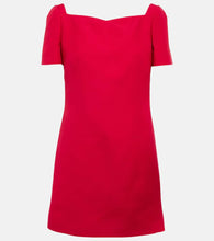 Valentino Wool and silk crêpe couture minidress