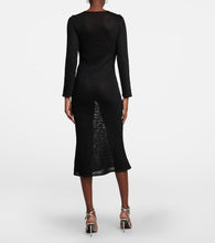 Tom Ford Metallic knitted maxi dress