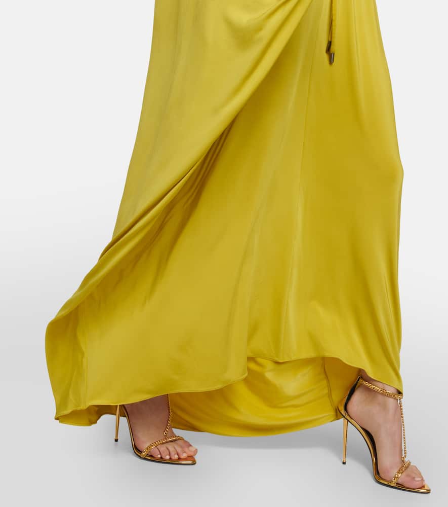 Tom Ford Draped satin gown