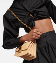Alaia Le Papa Small leather crossbody bag