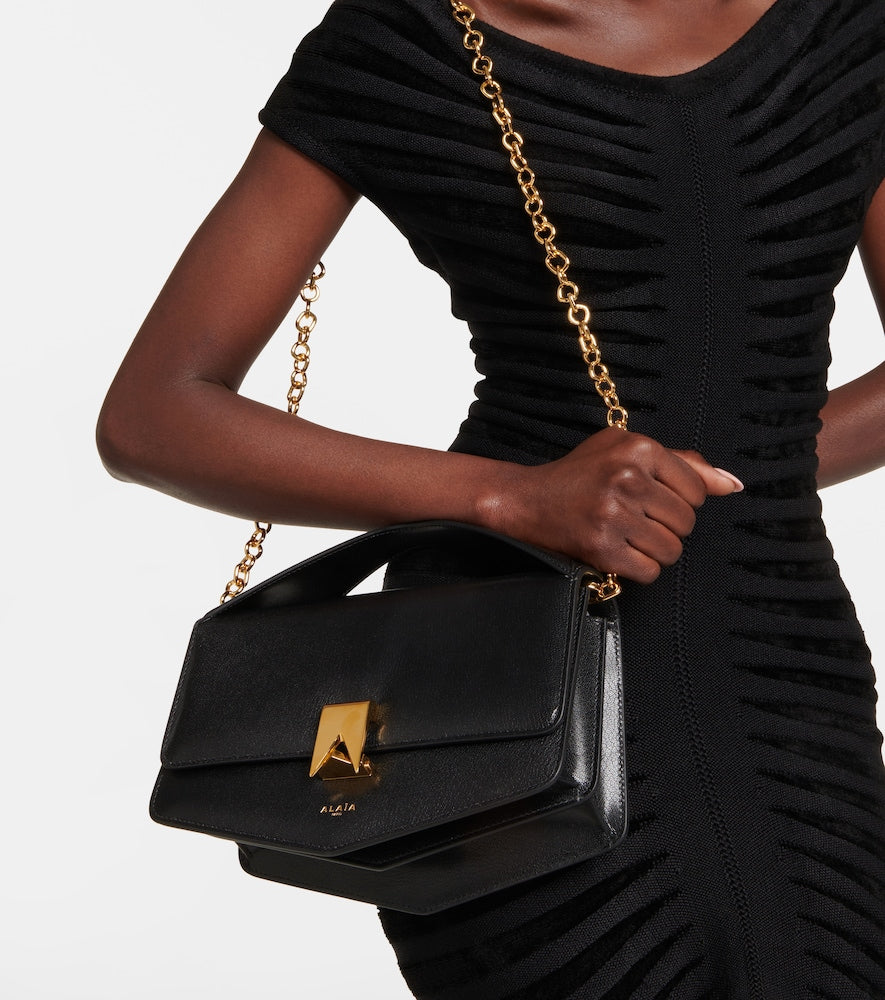 Alaia Le Papa Medium leather crossbody bag