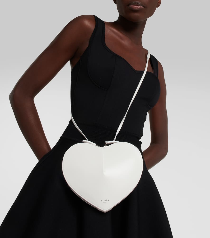 Alaia Le Coeur leather shoulder bag