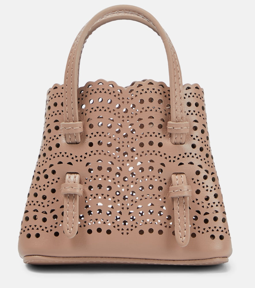 Alaia Le Mina Mini leather crossbody bag - Alaia Le Mina 迷你皮革斜挎包