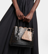 Alaia Le Mina Mini leather crossbody bag