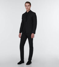 Christian Louboutin Penny No Back suede and croc-effect loafers