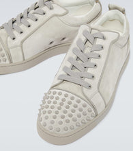 Christian Louboutin Louis Junior Spikes suede sneakers