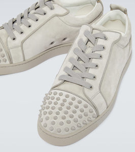 Christian Louboutin Louis Junior Spikes suede sneakers