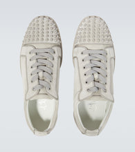 Christian Louboutin Louis Junior Spikes suede sneakers