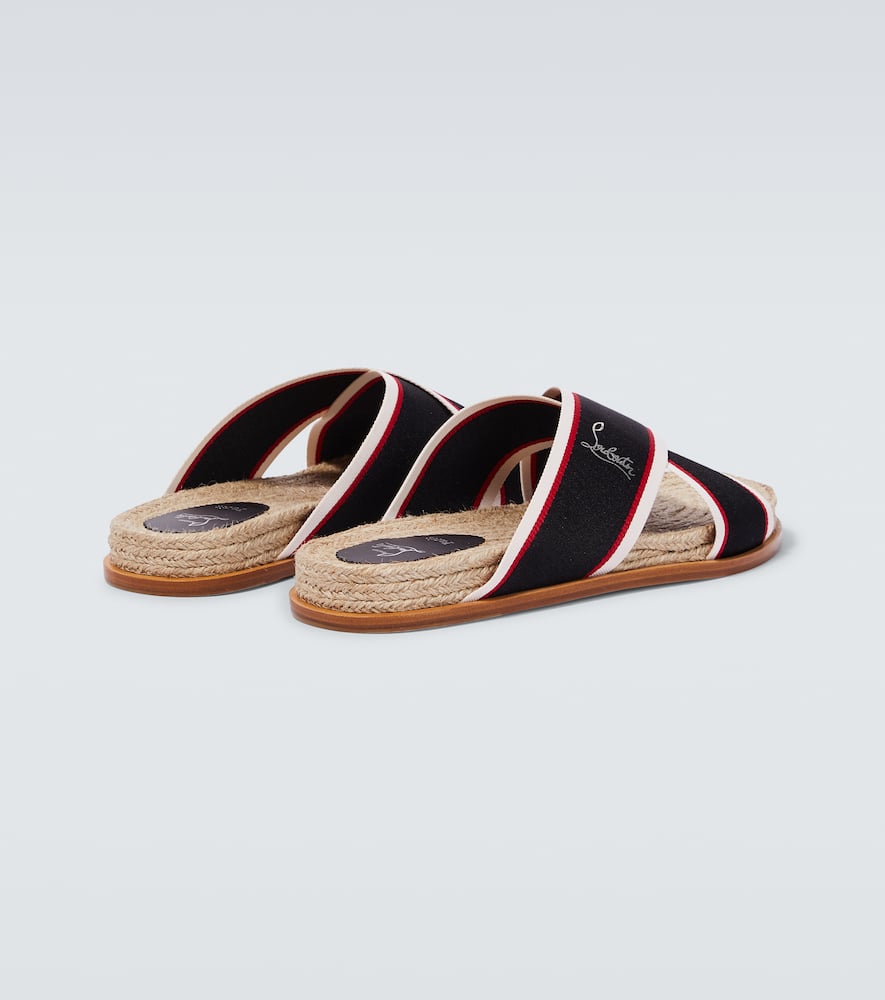 Christian Louboutin Hot Cross slides