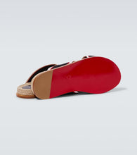 Christian Louboutin Hot Cross slides