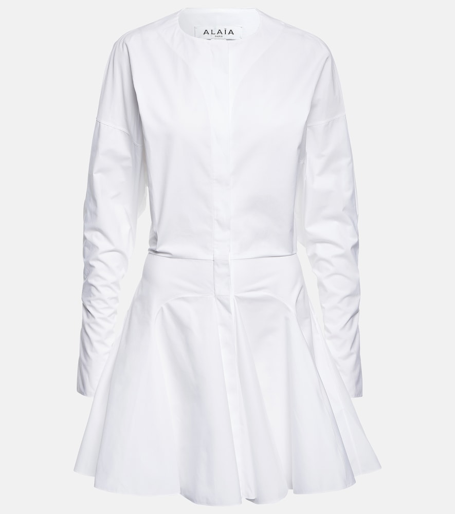 Alaia Cotton poplin minidress. Alaia 棉质府绸迷你连衣裙