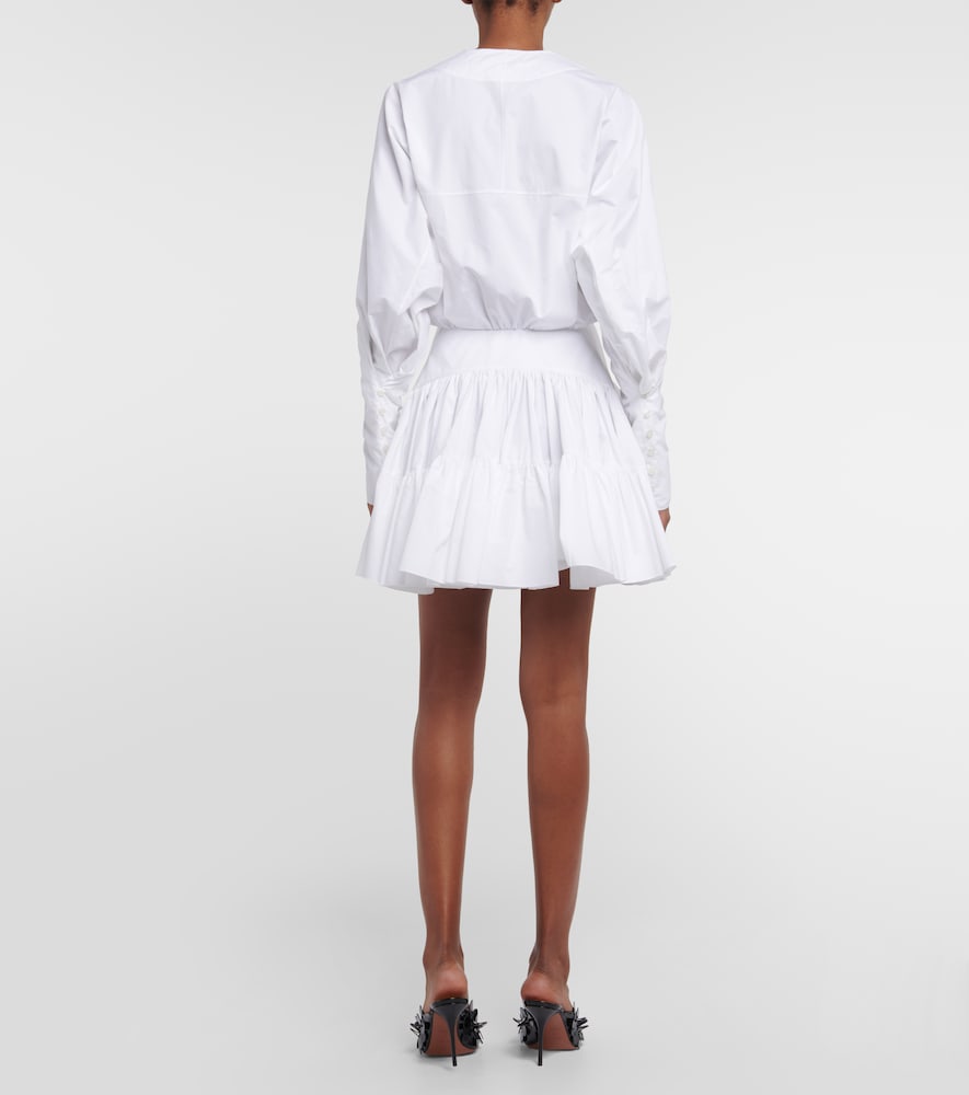 Alaia Cotton poplin minidress