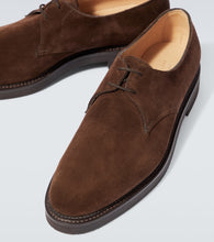 John Lobb Haldon Derby suede shoes