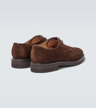 John Lobb Haldon Derby suede shoes