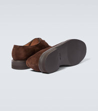 John Lobb Haldon Derby suede shoes
