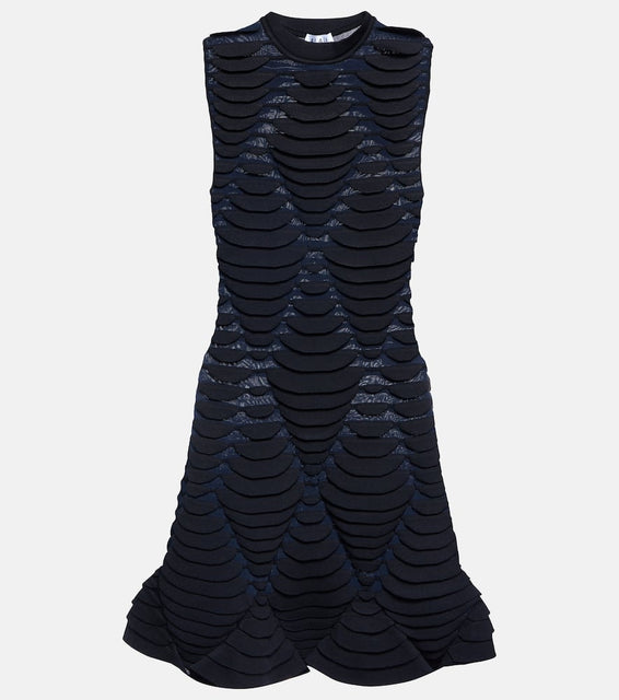 Alaia 3D-knit minidress