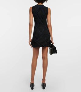 Alaia 3D-knit minidress
