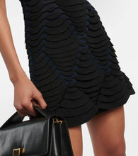 Alaia 3D-knit minidress