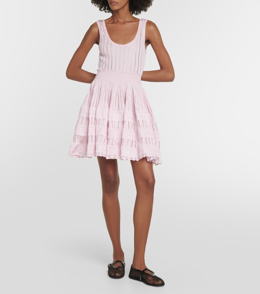 Alaia Crinoline minidress