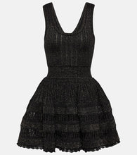 Alaia Crinoline wool-blend minidress