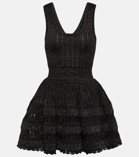 Alaia Crinoline wool-blend minidress