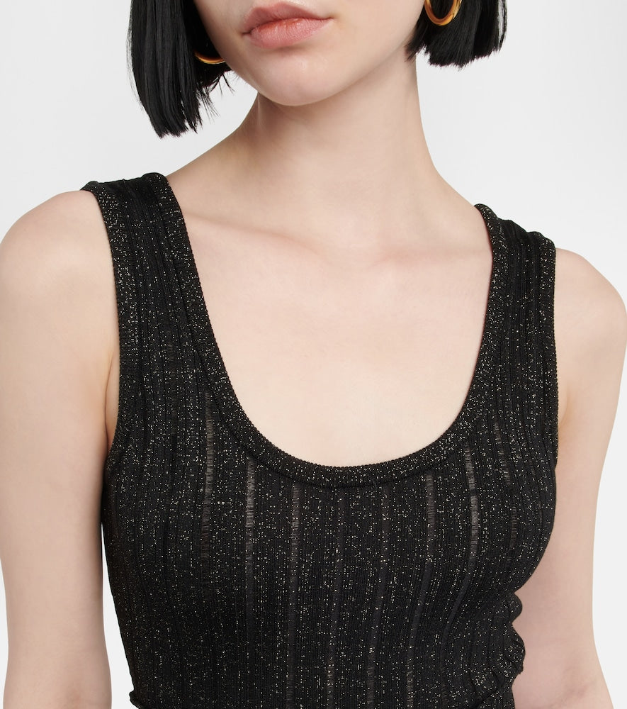 Alaia Crinoline wool-blend minidress