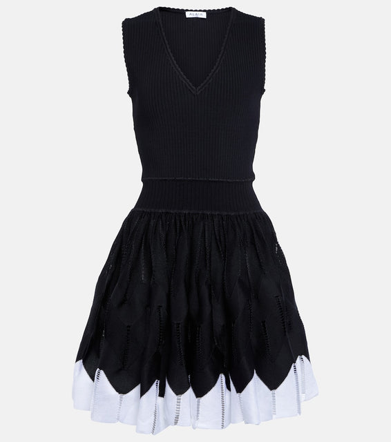 Alaia V-neck minidress