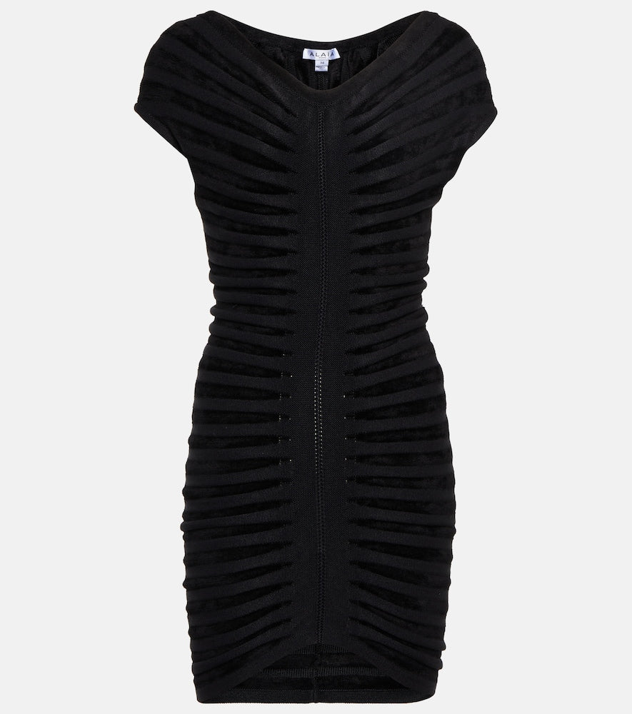 Alaia Off-shoulder minidress. Alaia 露肩迷你连衣裙