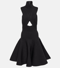 Alaia Cutout high-neck minidress