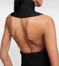 Alaia Cutout high-neck minidress