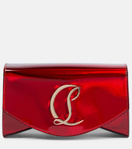 Christian Louboutin Loubi54 patent leather shoulder bag. Shop Christian Louboutin Shoulder Bags for women now.